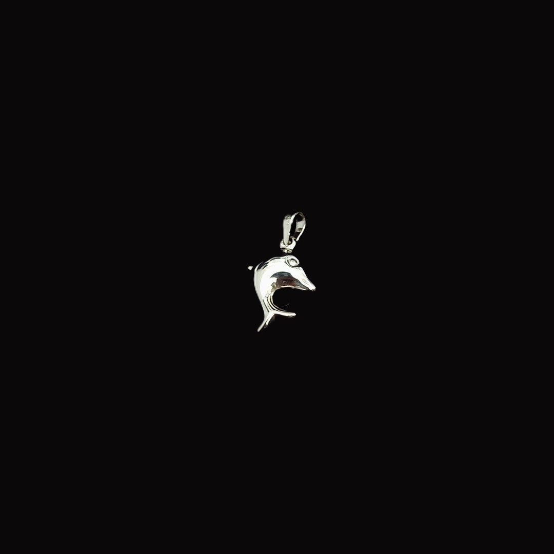 Pendant Dolphin Plain 13 X 20mm