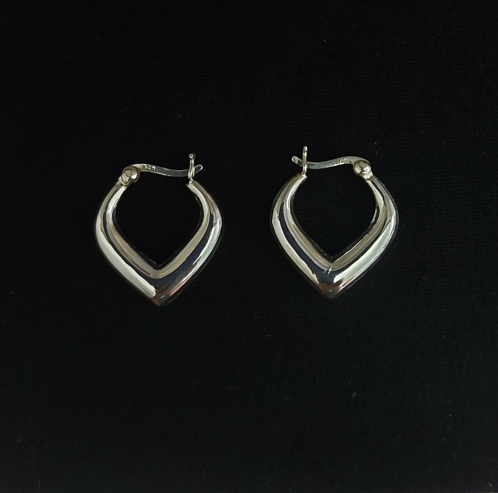 Earring Aro Heart 20 X 22mm