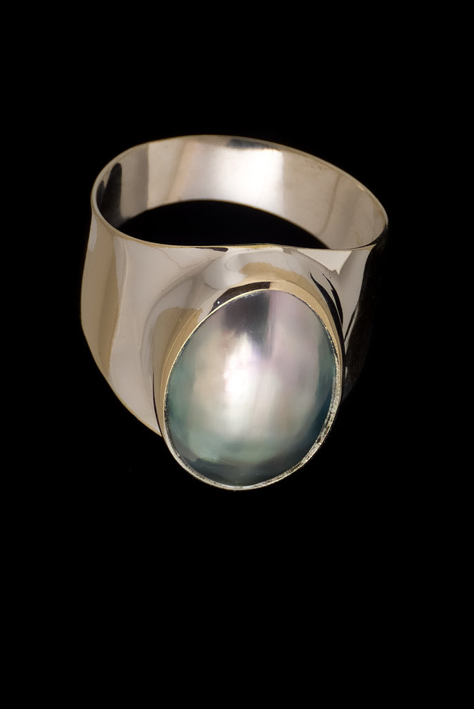 Ring Pearl Cokle - Bambu Silver Jewellry