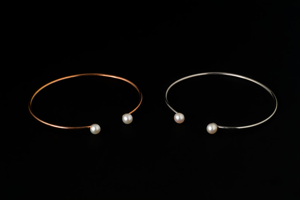 Cuff Pearl Twin Katy 19, 5-6mm x 2 cm