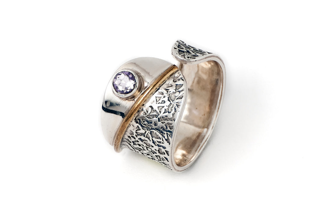 Ring Oxid Rock With Stone 1.5cm