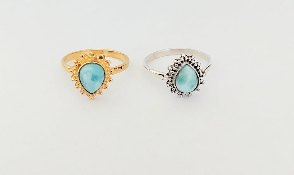 Ring Small Stone Oval With Full Jawan 13 x 11mm