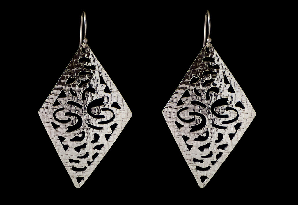 Earring Gergaji Dayak 5.2 x 3.5cm