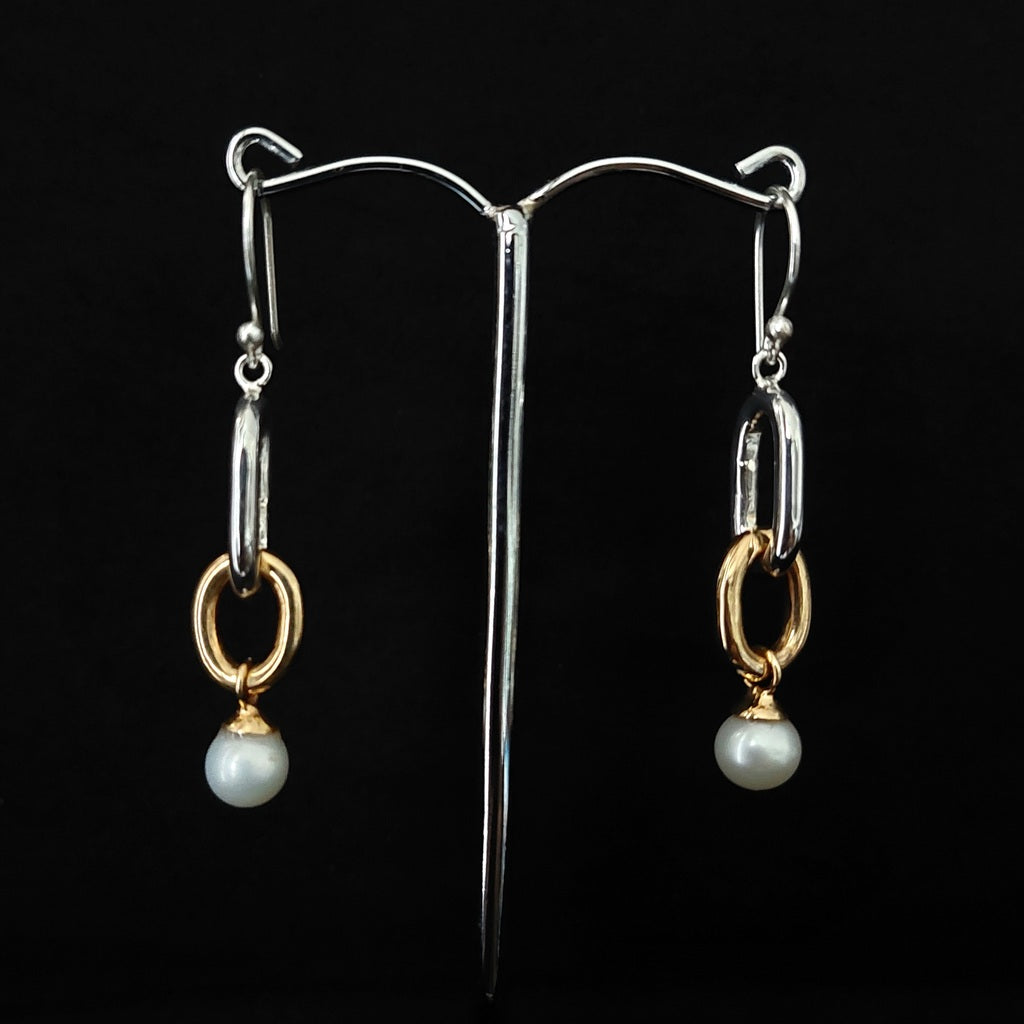 Earring Pearl Round Tifany 6-7mm