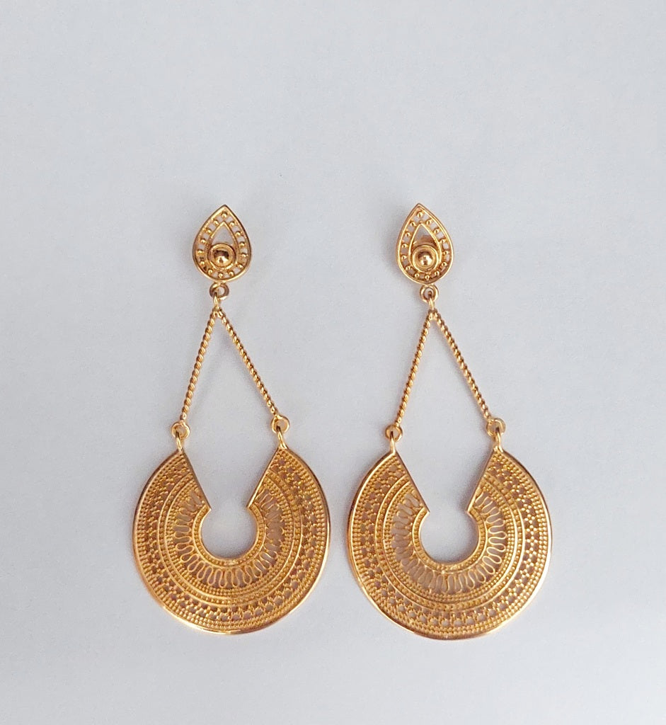 Earring Jawan Bun Hills Kawatan 5 X 3cm