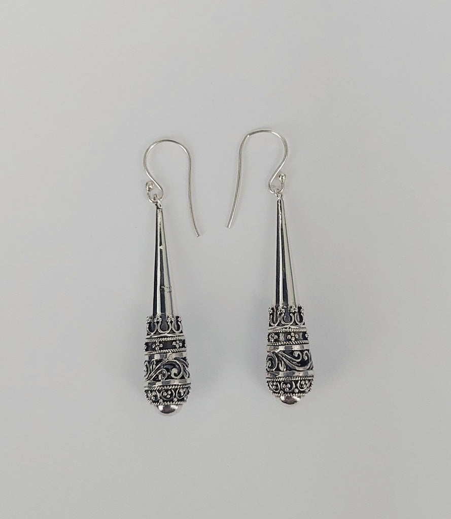 Earring Bun Drop 4 X 0.9cm