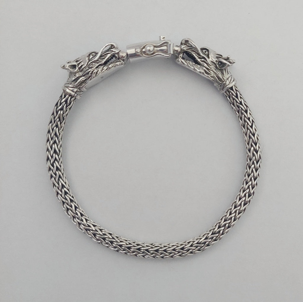 Bracelet 2 Dragon 5mm - Bambu Silver Jewellry