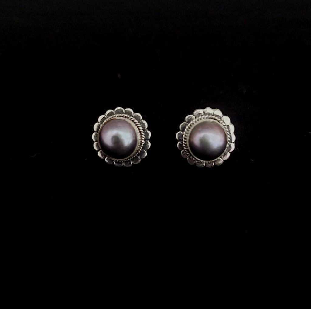 Earring Pearl  Arma Stud 9-10mm