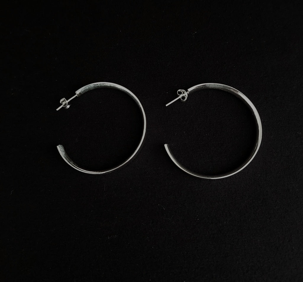 Earring Aro Flat Thin 5 X 40mm