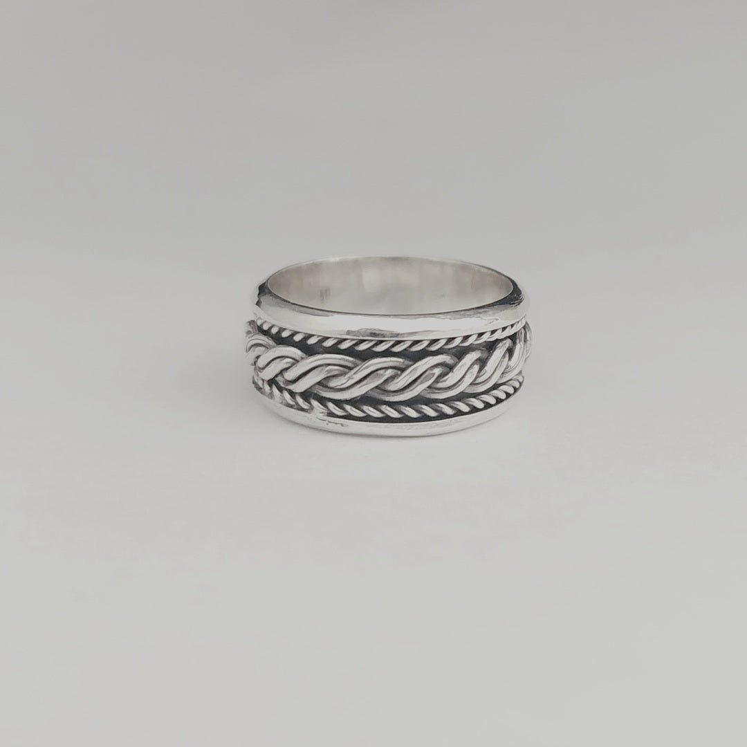 Ring Spinning 24,9mm - Bambu Silver Jewellry
