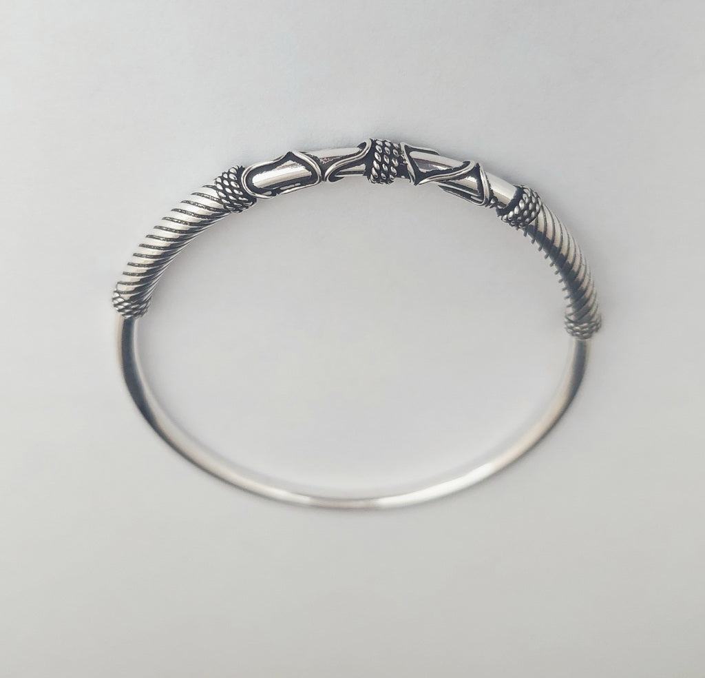 Bangle Half Decor ,Plain 3mm