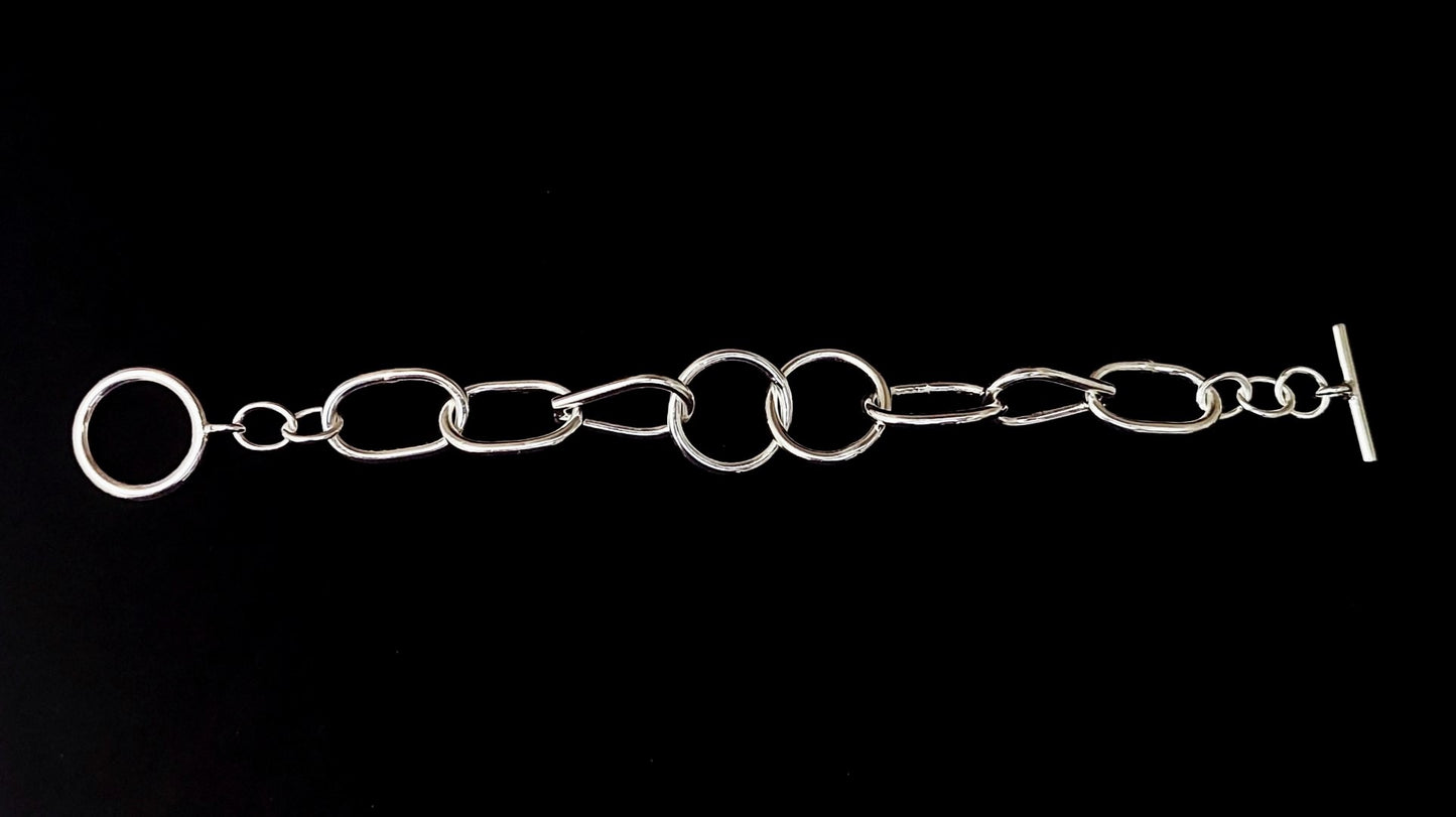 Bracelet Chain Pipe Round ,Oval 25