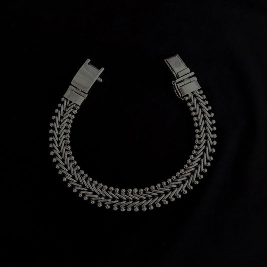 Bracelet 88 With Jawan 12mm - Bambu Silver Jewellry