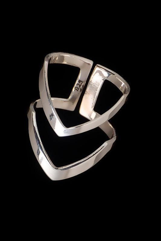 Small Ring 2 Lines Joi - Bambu Silver Jewellry