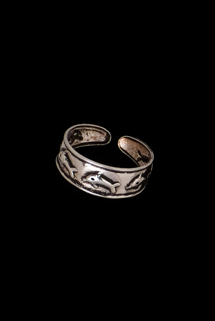 Toe Ring Dolphin - Bambu Silver Jewellry