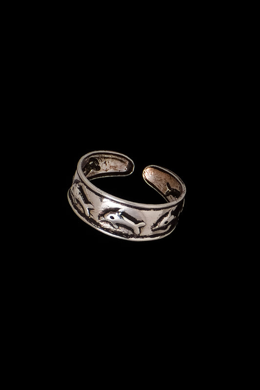 Toe Ring Dolphin - Bambu Silver Jewellry