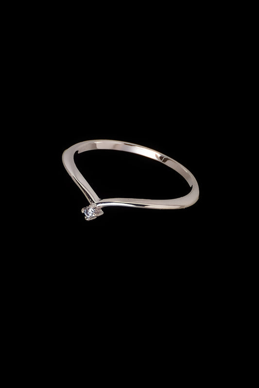 Small Ring Catt with zircon