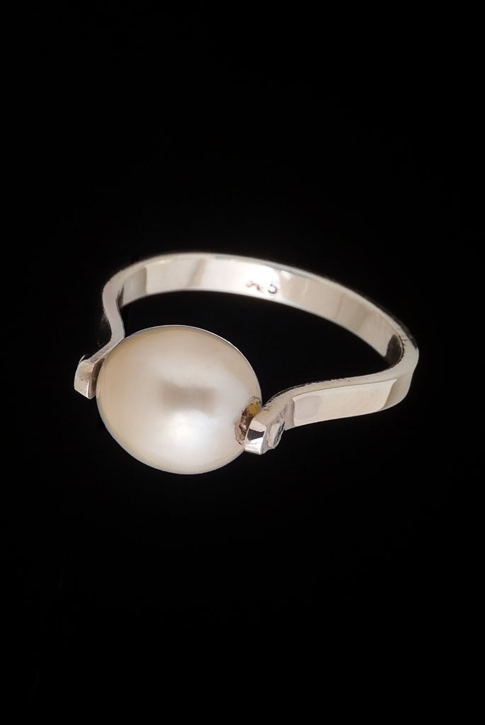 Ring Pearl Spining - Bambu Silver Jewellry