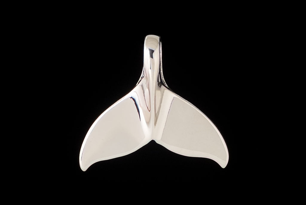 Pendant Whale Tail Plain Thin