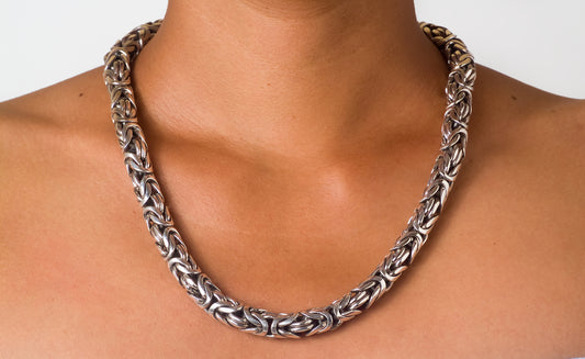 Necklace Chain Borobudur 6-8mm - Bambu Silver Jewellry
