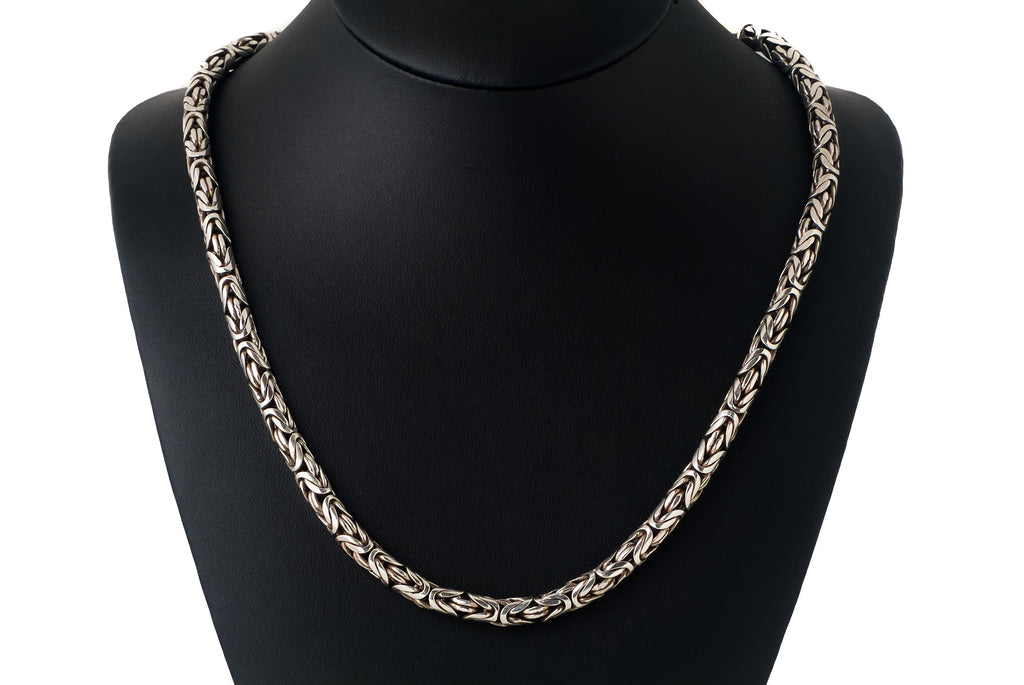 Necklace Chain Borobudur 4-5mm - Bambu Silver Jewellry