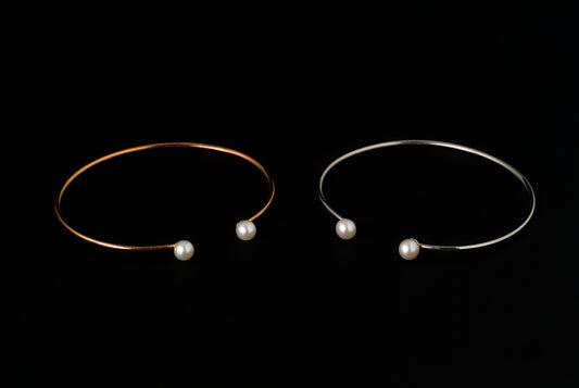 Cuff Pearl Twin Katy 19, 5-6mm x 2 cm