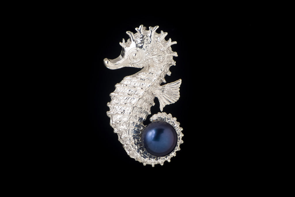Pendant Pearl Sea Horse