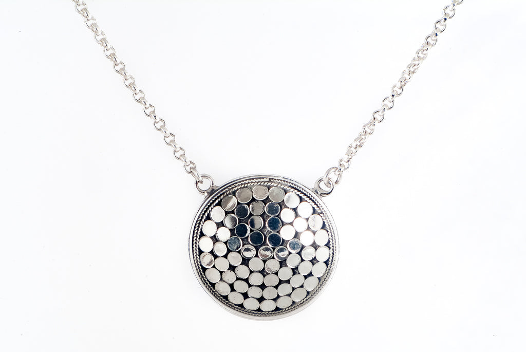Necklace Arma Cembung 45cm - Bambu Silver Jewellry