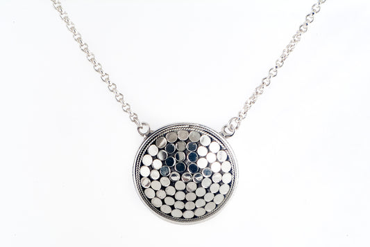 Necklace Arma Cembung 45cm - Bambu Silver Jewellry