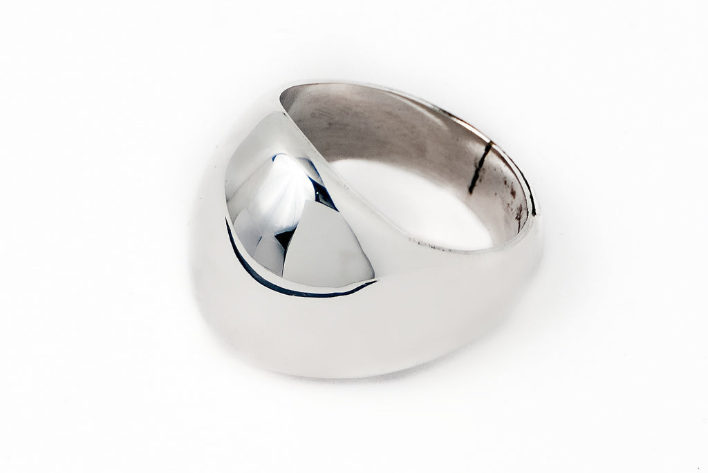 Ring Bro Plain 2cm - Bambu Silver Jewellry