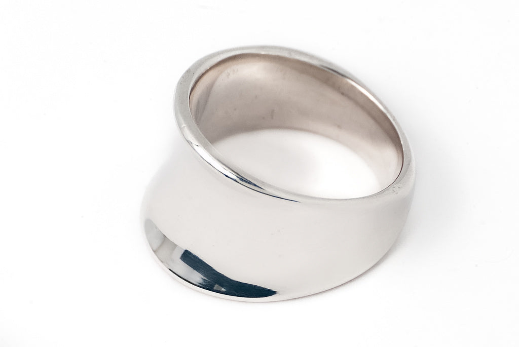 Ring Plain Utut 1.6cm - Bambu Silver Jewellry