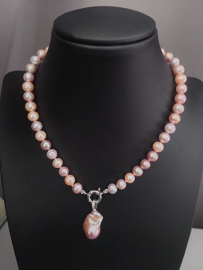 Necklace Pearl 9-10mm X 43-45cm