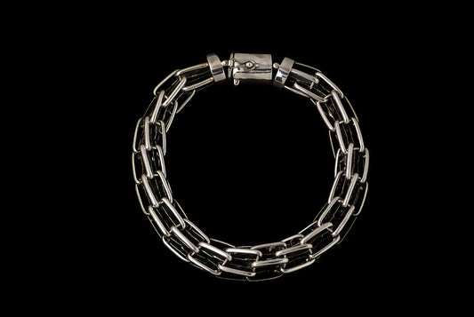 Bracelet Snake Bone Oxid - Bambu Silver Jewellry