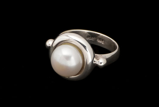Ring Pearl Jawan Bro - Bambu Silver Jewellry