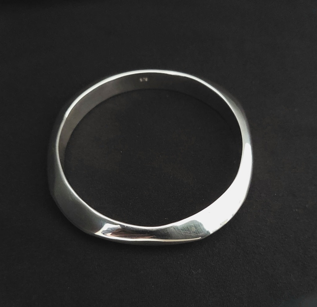 Bangle Plain Utut - Bambu Silver Jewellry