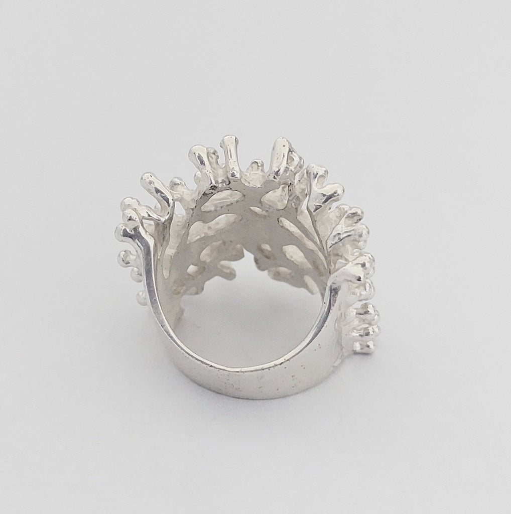 Ring Coral Square 2.5cm
