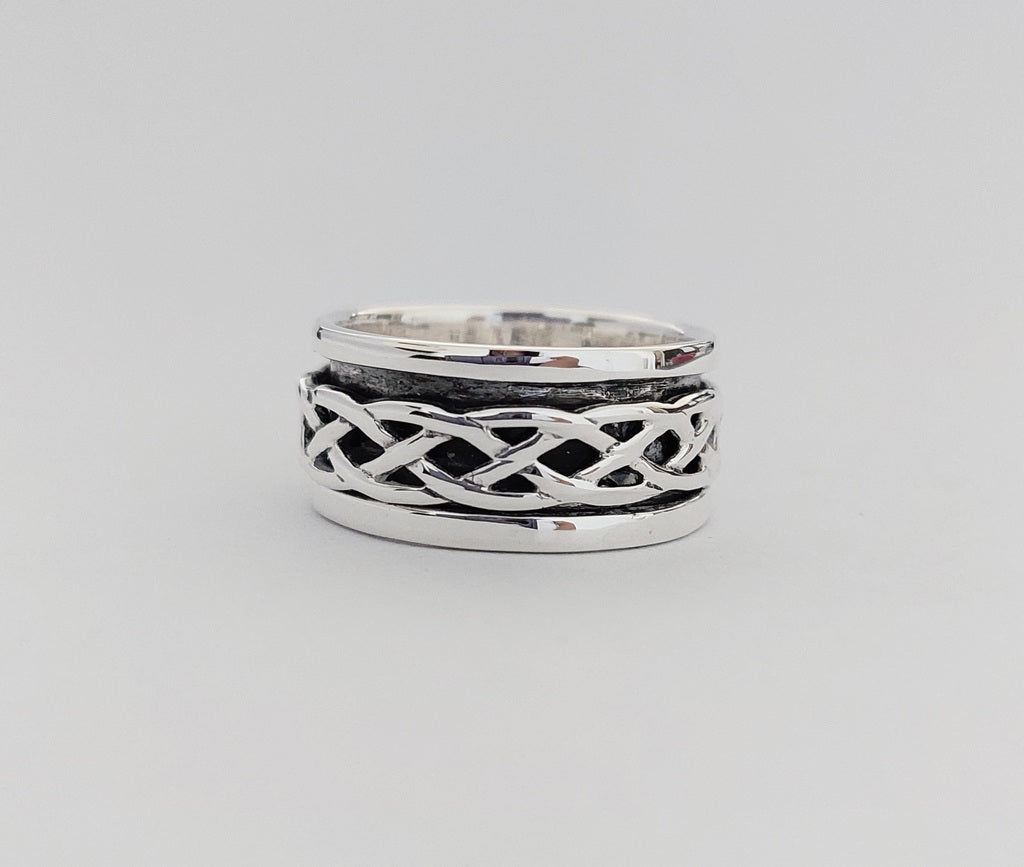 Ring Man Spinning Double Tribal 1cm