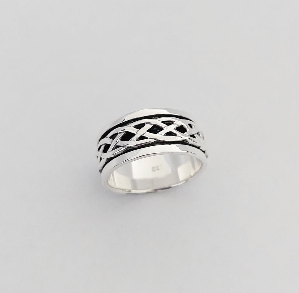 Ring Man Spinning Double Tribal 1cm