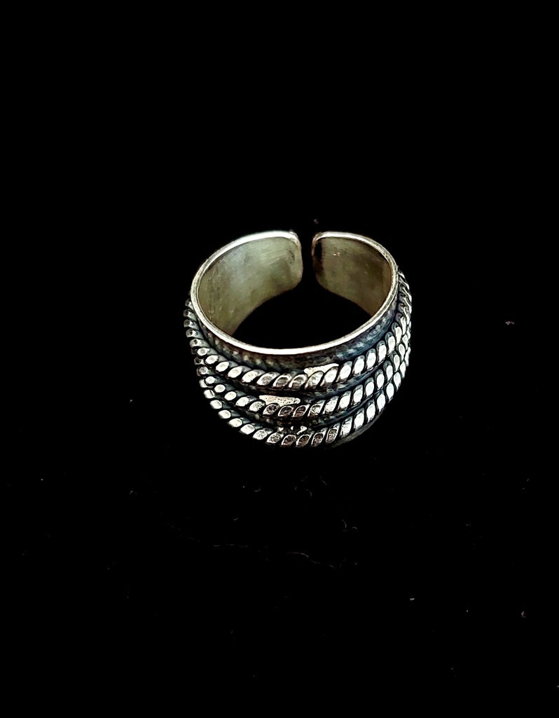 Ring Hills Kawatan Oxid Fz 1,6cm - Bambu Silver Jewellry