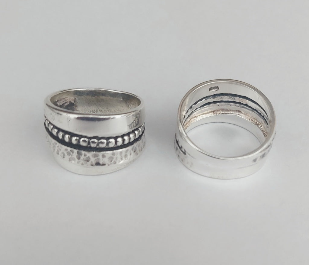 Ring Hills Kawatan Oxid Fz 1,6cm - Bambu Silver Jewellry