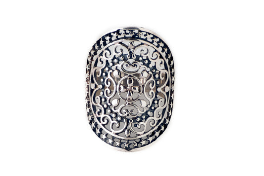 Ring Flower Oxid - Bambu Silver Jewellry