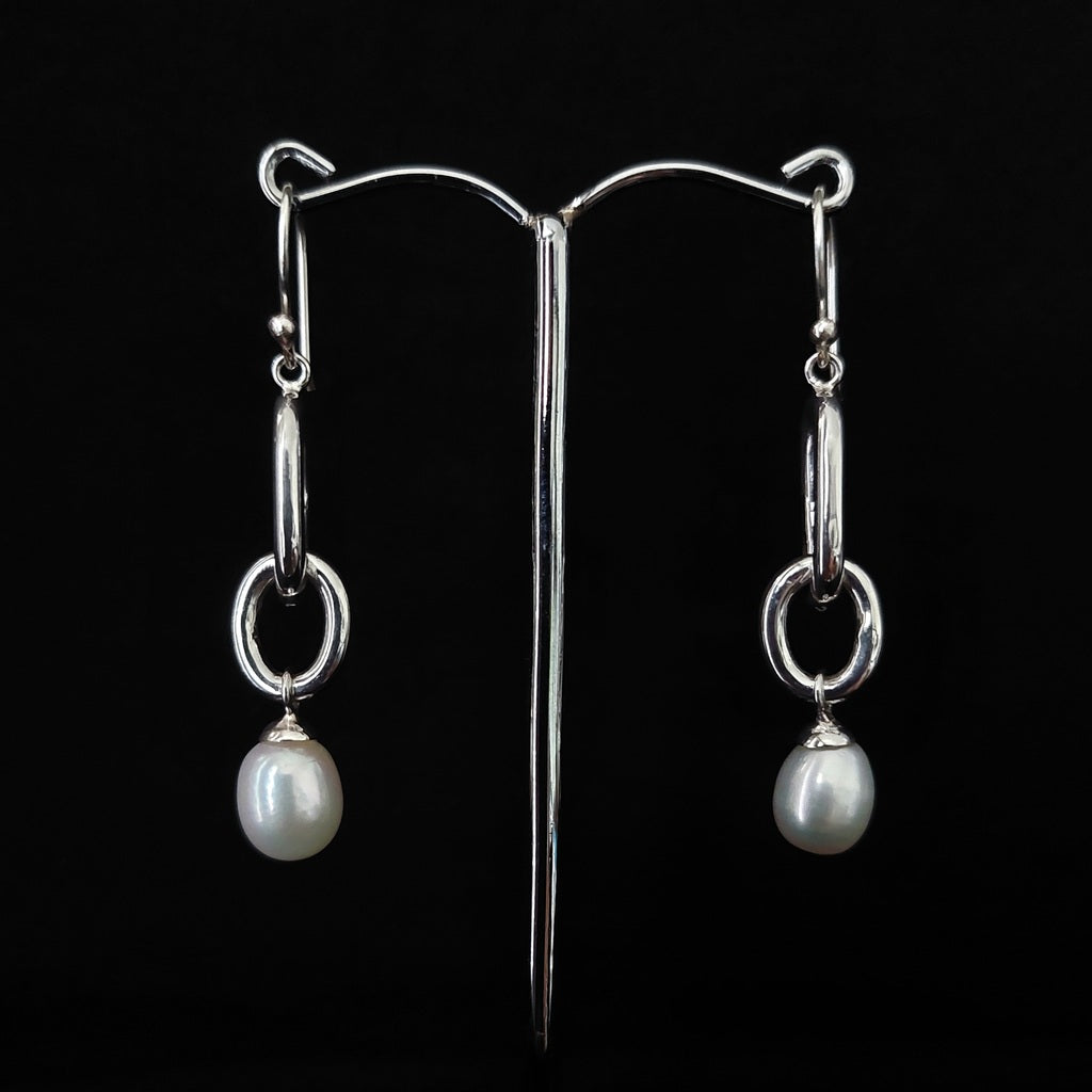 Earring Pearl Drop Tifany  7-8mm