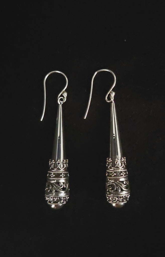 Earring Bun Drop 4 X 0.9cm