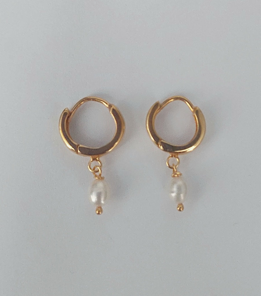 Earring Aro Small With Pearl