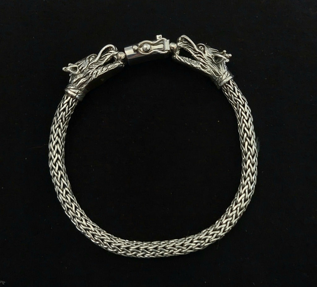 Bracelet 2 Dragon 5mm - Bambu Silver Jewellry